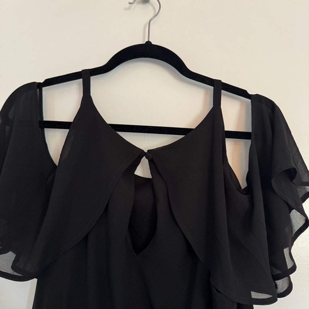 Torrid Black cold shoulder Dress size 2X - Picture 6 of 9